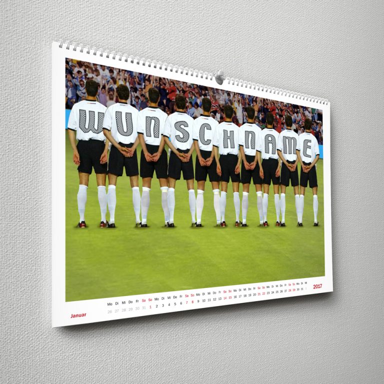 Kalender mit Namen online gestalten und personalisieren